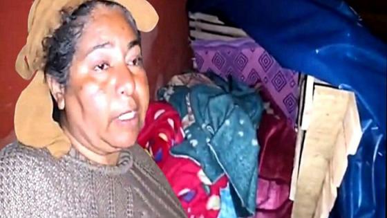 تحت الصفر وبلا جدران.. مأساة “أم وابنها” يصارعان الموت برداً في كوخ متهالك ببني أنصار